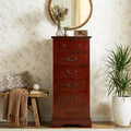 Commode, bois d’acajou massif marron, 17,72 x 13,78 x 39,57